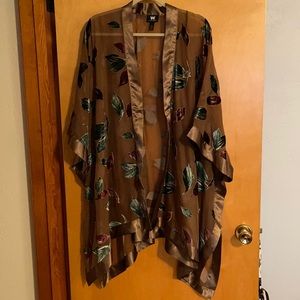 🤎💚❤️Kimono - W by Worth - never worn.  One size